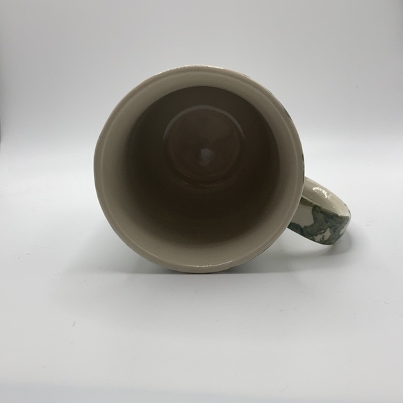 Vintage Green & White “Holiday” pattern mug. - Picture 5 of 6